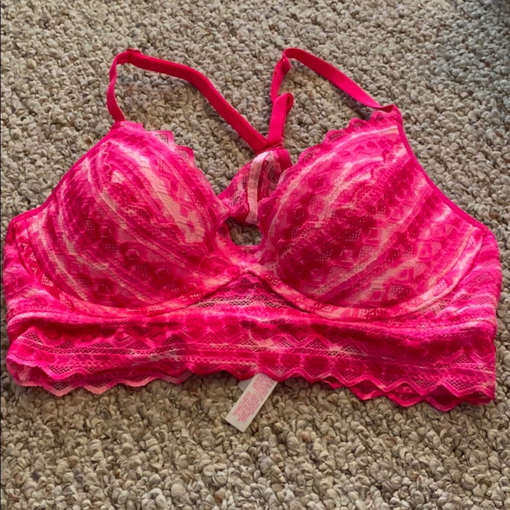 Pink bra